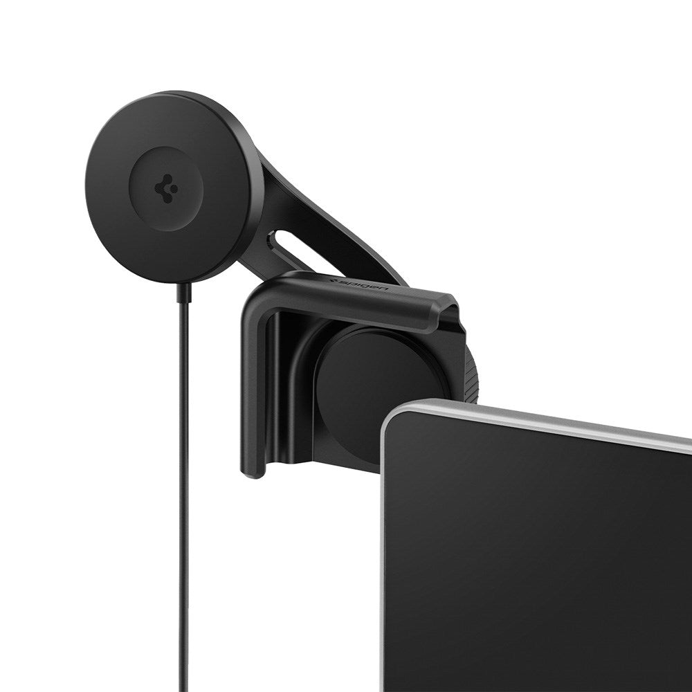 Spigen TapLock Mobilholder til Tesla S / 3 / X / Y / Cybertruck - MagSafe Kompatibel - Sort