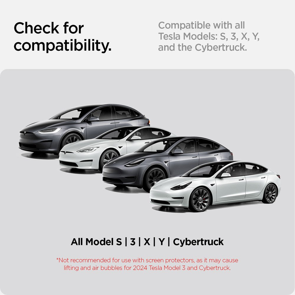 Spigen TapLock Universal Mobilholder til Tesla S / 3 / X / Y / Cybertruck - Sort