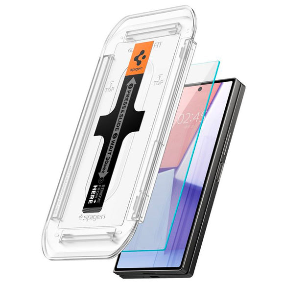 Samsung Galaxy Z Fold6 Spigen EZ Fit Glas.tR Skærmbeskyttelse - 2 stk. - Case Friendly - Gennemsigtig