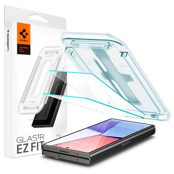 Samsung Galaxy Z Fold6 Spigen EZ Fit Glas.tR Skærmbeskyttelse - 2 stk. - Case Friendly - Gennemsigtig