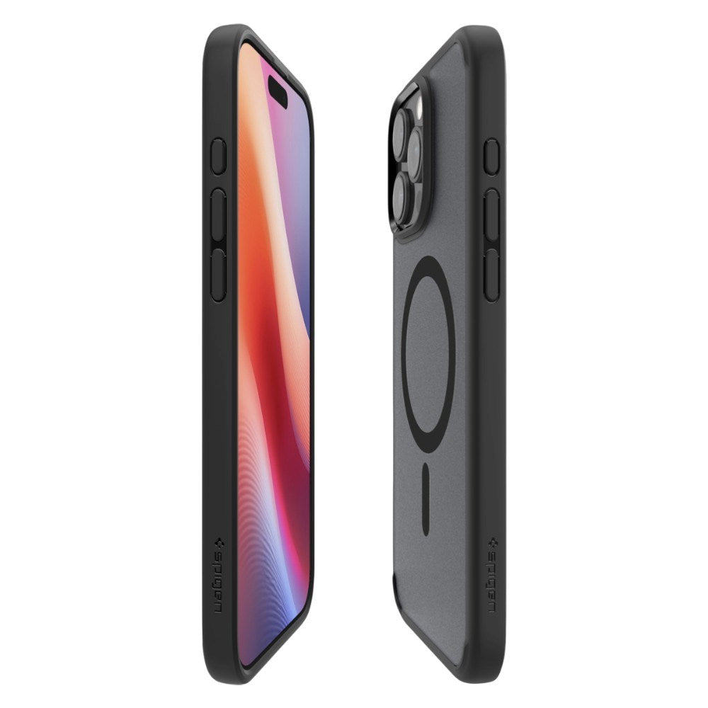 iPhone 16 Pro Spigen Ultra Hybrid Cover - MagSafe Kompatibel - Sort