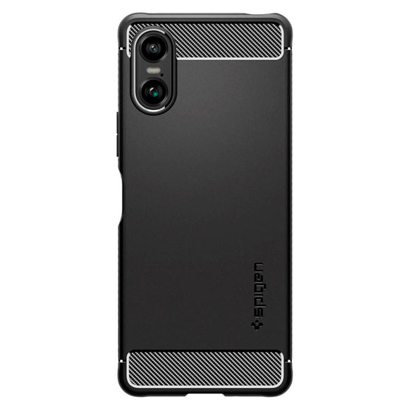 Sony Xperia 10 VI Spigen Rugged Armor Cover - Sort