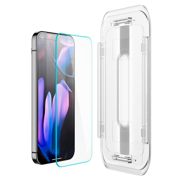 Google Pixel 10 Pro XL / 9 Pro XL Spigen EZ Fit Glas.tR Skærmbeskyttelse - 2 stk. - Case Friendly - Gennemsigtig