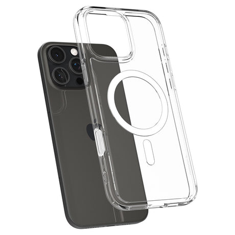 iPhone 16 Pro Max Spigen Ultra Hybrid T Cover - MagSafe Kompatibel - Gennemsigtig / Hvid
