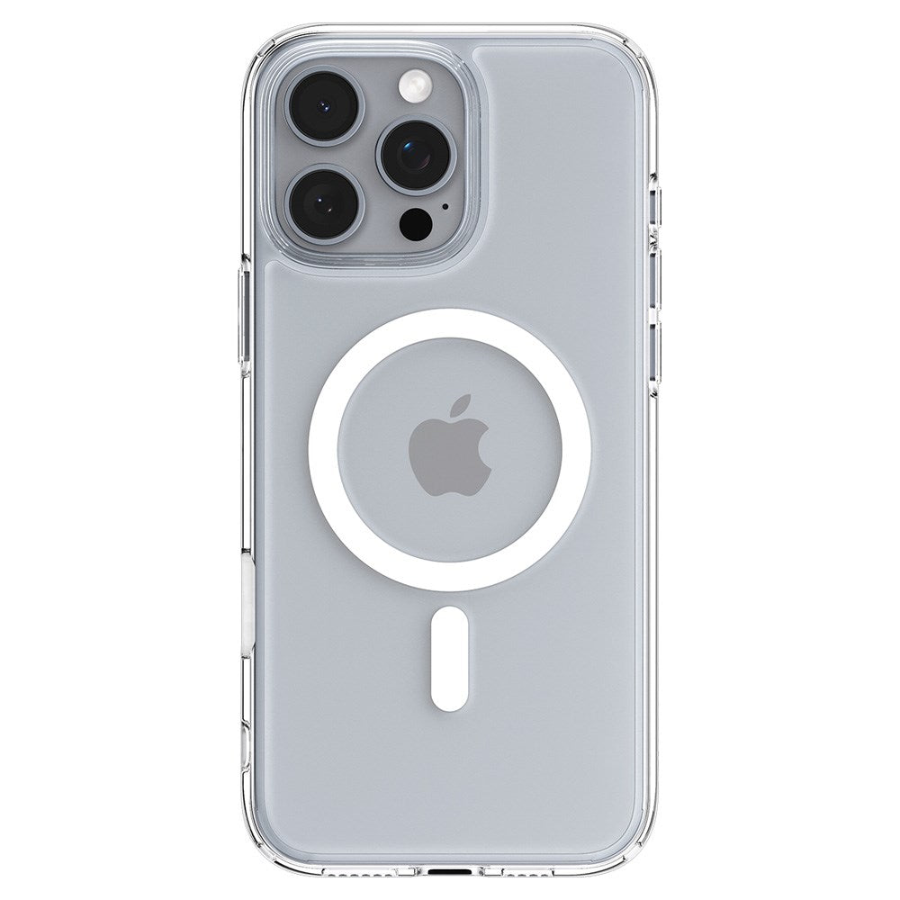 iPhone 16 Pro Max Spigen Ultra Hybrid T Cover - MagSafe Kompatibel - Gennemsigtig / Hvid
