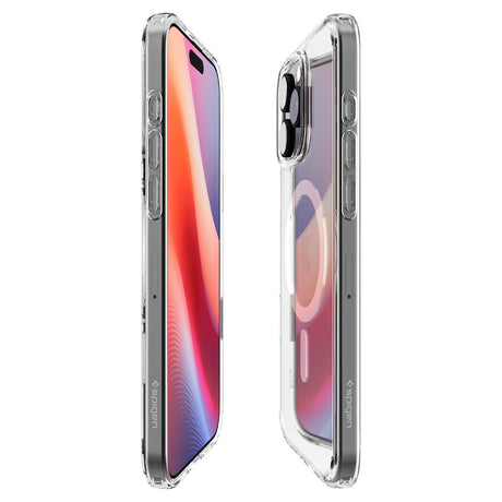 iPhone 16 Pro Max Spigen Ultra Hybrid T Cover - MagSafe Kompatibel - Gennemsigtig / Hvid
