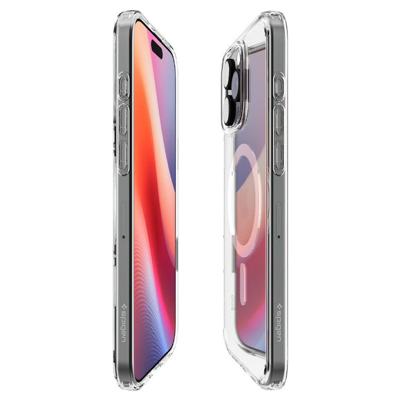 iPhone 16 Pro Max Spigen Ultra Hybrid T Cover - MagSafe Kompatibel - Gennemsigtig / Hvid