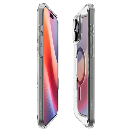 iPhone 16 Pro Max Spigen Ultra Hybrid T Cover - MagSafe Kompatibel - Gennemsigtig / Grå