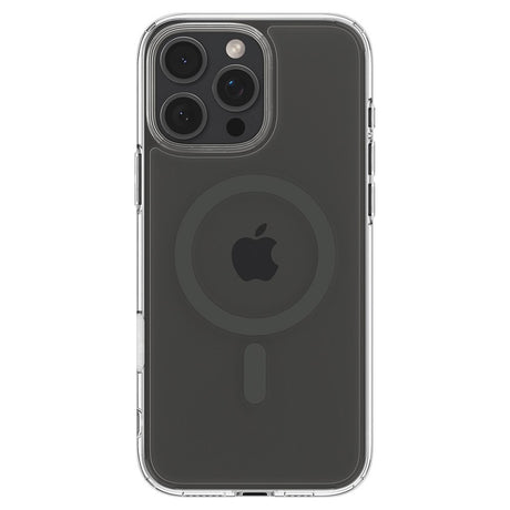 iPhone 16 Pro Spigen Ultra Hybrid T Cover - MagSafe Kompatibel - Gennemsigtig / Grå