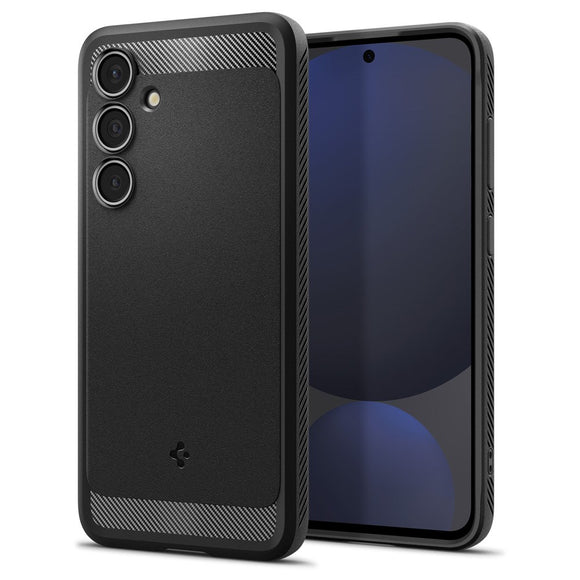 Samsung Galaxy S24 FE Spigen Rugged Armor Cover - Sort