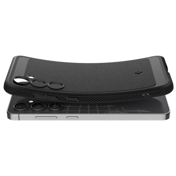Samsung Galaxy S24 FE Spigen Rugged Armor Cover - Sort