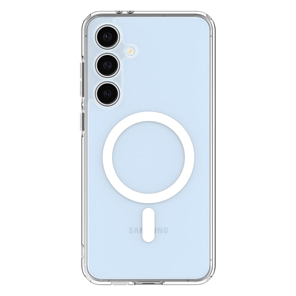Samsung Galaxy S24 FE Spigen Ultra Hybrid Cover - MagSafe Kompatibel - Gennemsigtig / Hvid