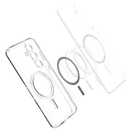 Samsung Galaxy S24 FE Spigen Ultra Hybrid Cover - MagSafe Kompatibel - Gennemsigtig / Hvid