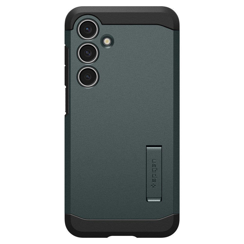 Samsung Galaxy S24 FE Spigen Tough Armor Cover m. Kickstand - Mørkegrøn