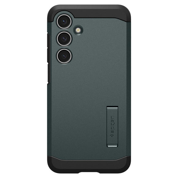Samsung Galaxy S24 FE Spigen Tough Armor Cover m. Kickstand - Mørkegrøn