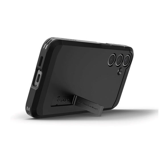 Samsung Galaxy S24 FE Spigen Tough Armor Cover m. Kickstand - Mørkegrøn