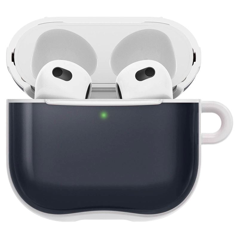 Spigen Classic C1 AirPods (4. Gen.) Hybrid Cover m. Karabinhage - Sort / Hvid