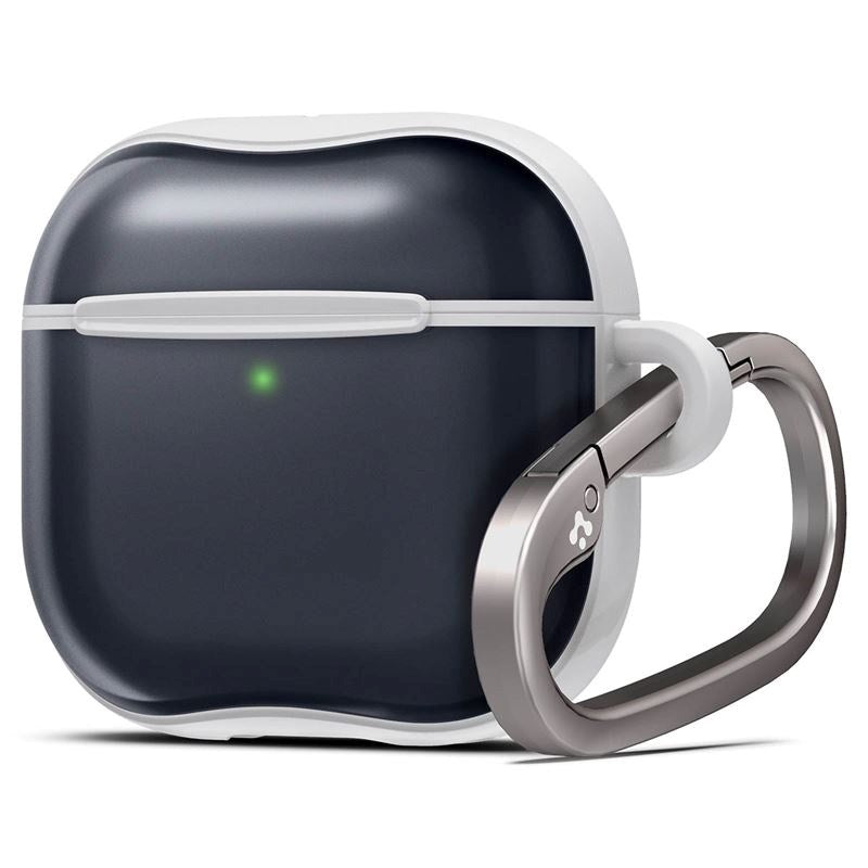 Spigen Classic C1 AirPods (4. Gen.) Hybrid Cover m. Karabinhage - Sort / Hvid