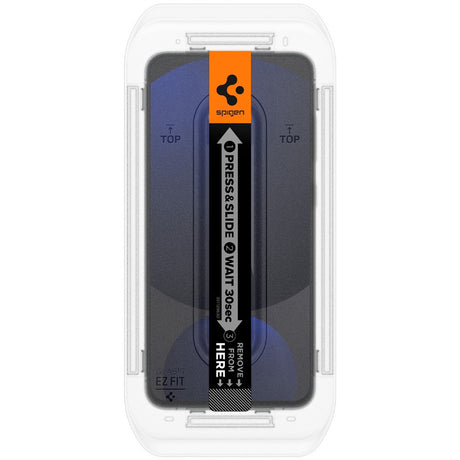 Samsung Galaxy S24 FE / A56 (5G) Spigen EZ Fit Glas.tR Skærmbeskyttelse - 2 stk. - Case Friendly - Gennemsigtig