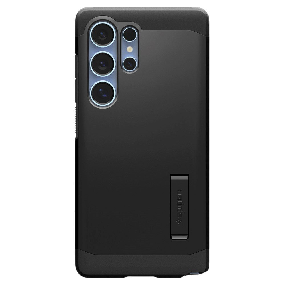 Samsung Galaxy S25 Ultra Spigen Tough Armor Hybrid Cover m. Kickstand - MagSafe Kompatibel - Sort