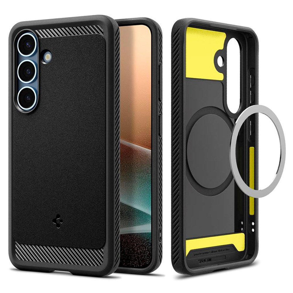 Spigen Samsung Galaxy S25+ (Plus) Rugged Armor MagSafe Cover - Sort