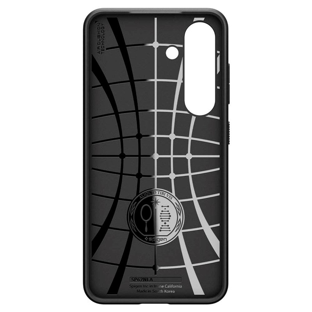 Samsung Galaxy S25+ (Plus) Spigen Liquid Air - Fleksibelt Plastik Cover - Sort