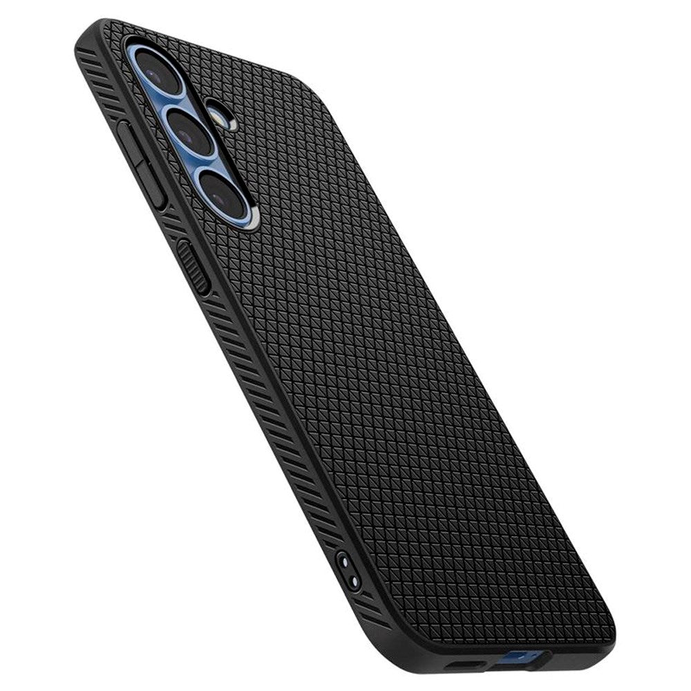 Samsung Galaxy S25+ (Plus) Spigen Liquid Air - Fleksibelt Plastik Cover - Sort