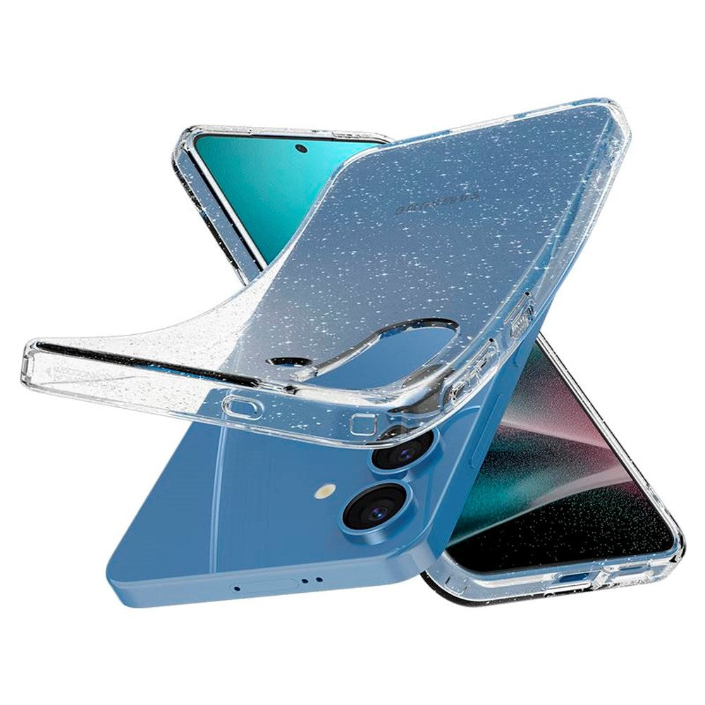 Samsung Galaxy S25 Spigen Liquid Crystal Glitter Cover - Gennemsigtig