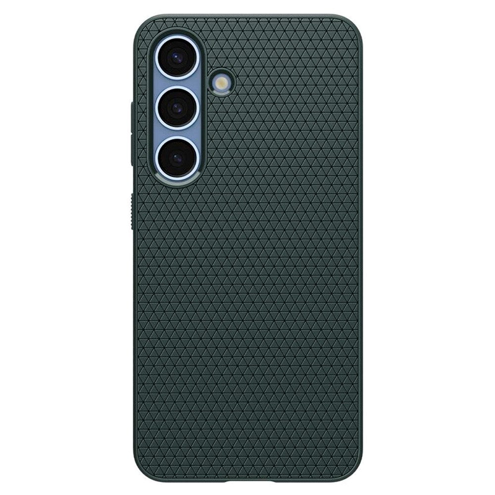 Samsung Galaxy S25 Spigen Liquid Air - Fleksibelt Plastik Cover - Grøn