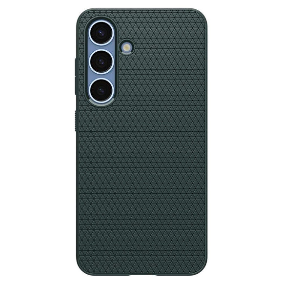 Samsung Galaxy S25 Spigen Liquid Air - Fleksibelt Plastik Cover - Grøn