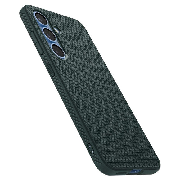 Samsung Galaxy S25 Spigen Liquid Air - Fleksibelt Plastik Cover - Grøn