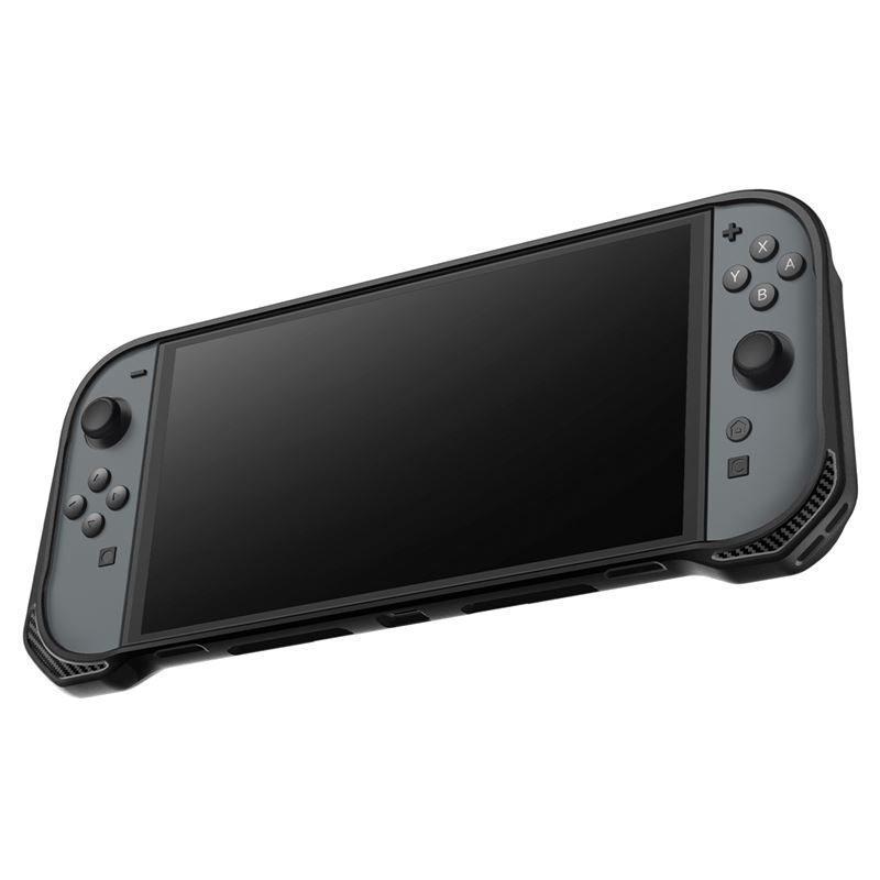 Spigen Nintendo Switch 2 Rugged Armor Beskyttelsescover - Sort
