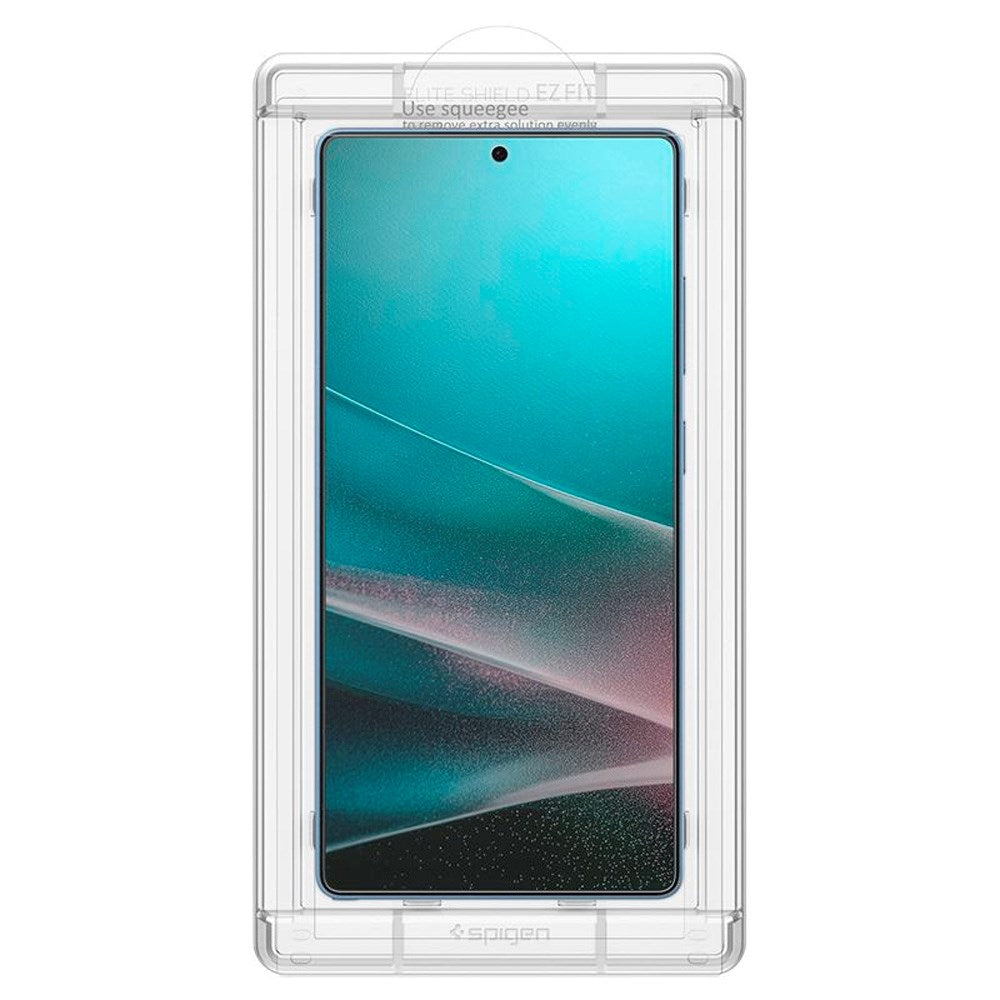 Samsung Galaxy S25 Ultra Spigen EliteShield EZ Fit Skærmbeskyttelsesfilm - Gennemsigtig