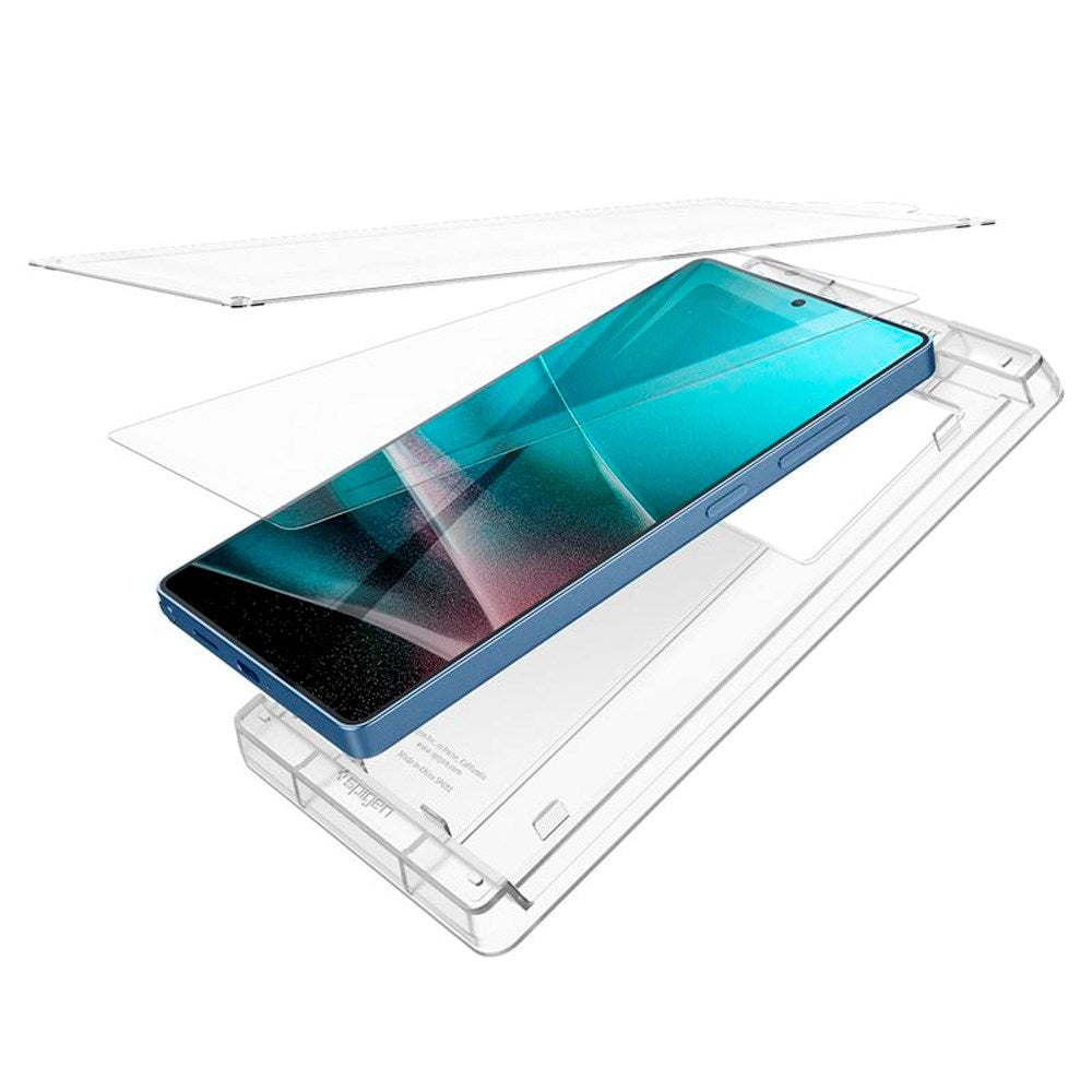 Samsung Galaxy S25 Ultra Spigen EliteShield EZ Fit Skærmbeskyttelsesfilm - Gennemsigtig