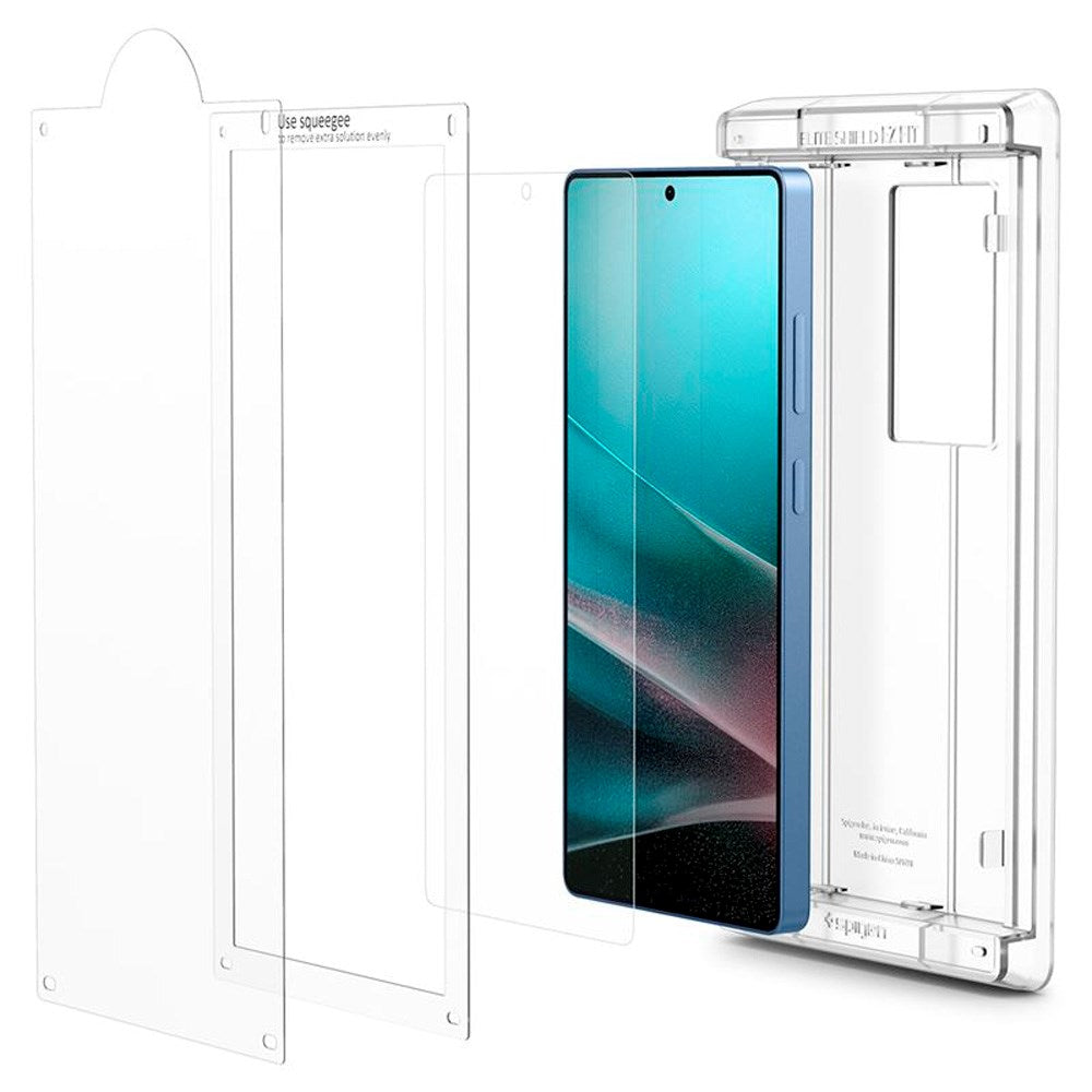 Samsung Galaxy S25 Ultra Spigen EliteShield EZ Fit Skærmbeskyttelsesfilm - Gennemsigtig