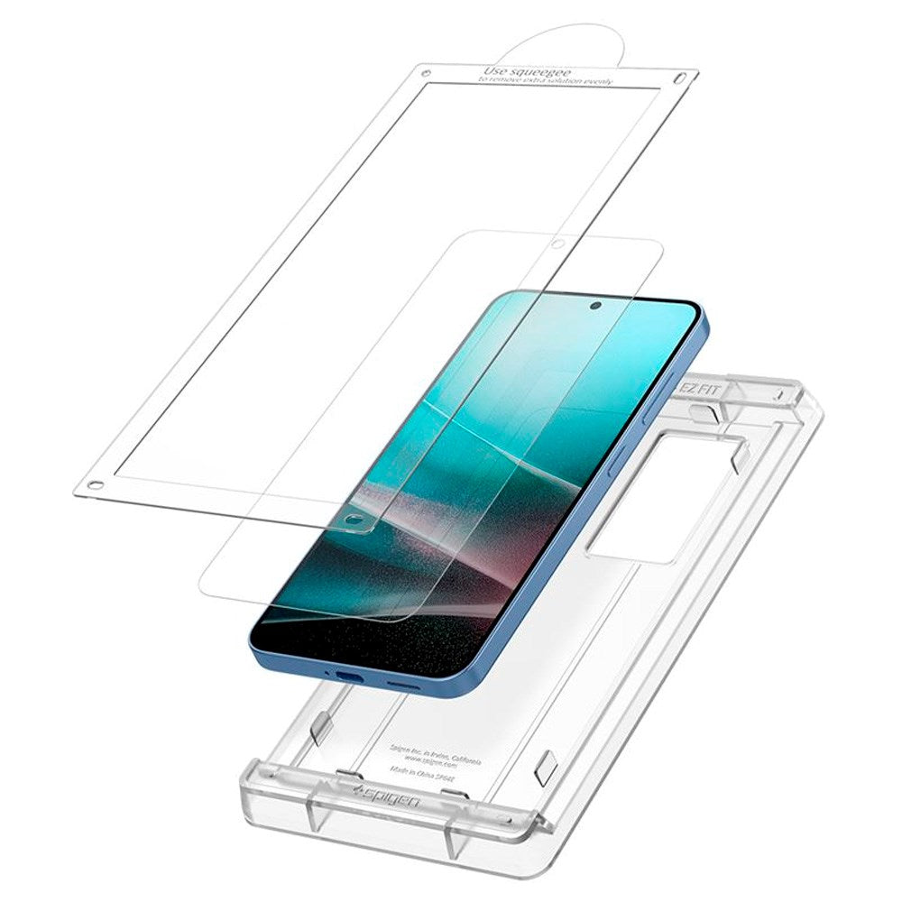 Samsung Galaxy S25+ (Plus) Spigen EliteShield EZ Fit Skærmbeskyttelsesfilm - Gennemsigtig