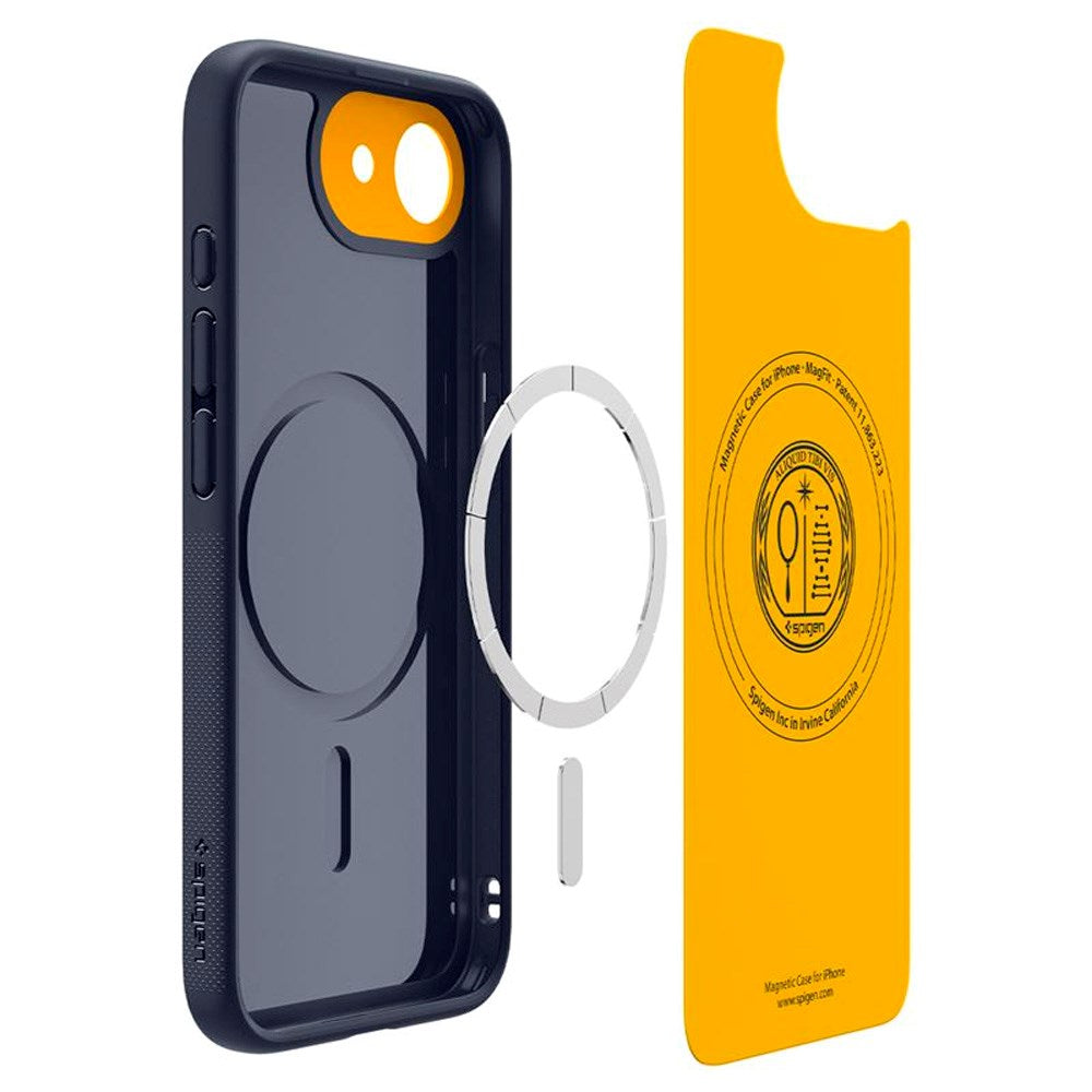 iPhone 17e / 16e Spigen Nano Pop Cover - MagSafe Kompatibel - Blå / Gul