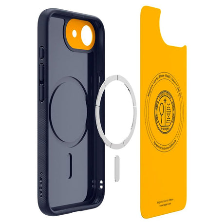 iPhone 17e / 16e Spigen Nano Pop Cover - MagSafe Kompatibel - Blå / Gul