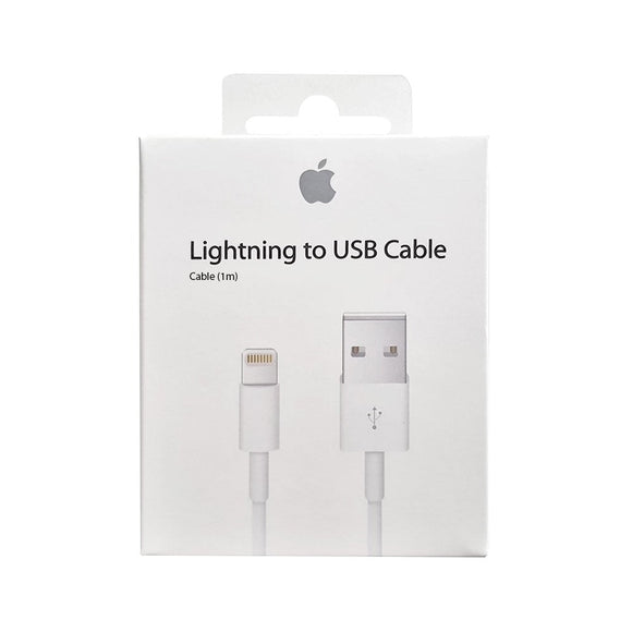 Original Apple Lightning Kabel 1 m. (MXLY2ZM/A) - Hvid