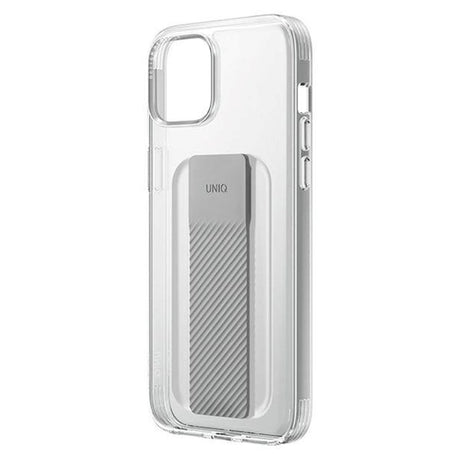 iPhone 14 Plus UNIQ Fleksibelt Bagside Cover m. Heldro Mount - Gennemsigtig