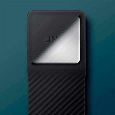 iPhone 14 Plus UNIQ Fleksibelt Bagside Cover m. Heldro Mount - Gennemsigtig
