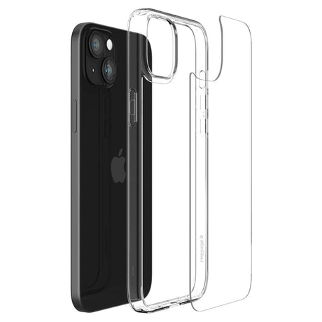 iPhone 15 Spigen Air Skin Cover - Gennemsigtig