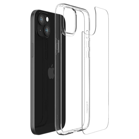 iPhone 15 Spigen Air Skin Cover - Gennemsigtig