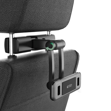 Tech-Protect Justerbar Mobil / Tablet Holder til Bilens Nakkestøtte 11.2-20 CM - Sort