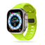 Apple Watch (42/44/SE/45/46/49mm) Tech-Protect Iconband Line Silikone Rem - Lime