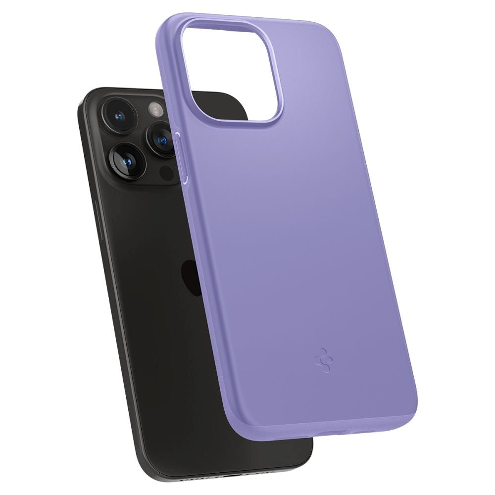 iPhone 15 Pro Max Spigen Thin Fit Cover - Iris Purple