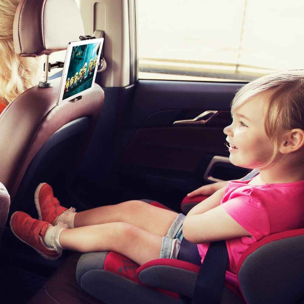Baseus Backseat Car Mount Mobil- & Tabletholder Til Bilens Nakkestøtte - Max Mobil: 150 x 300mm - Sort