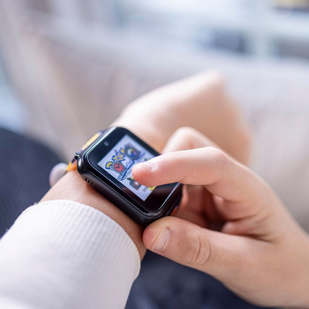Accutime Smartwatch til Børn m. Forskellige Funktioner - Pokémon / Sort