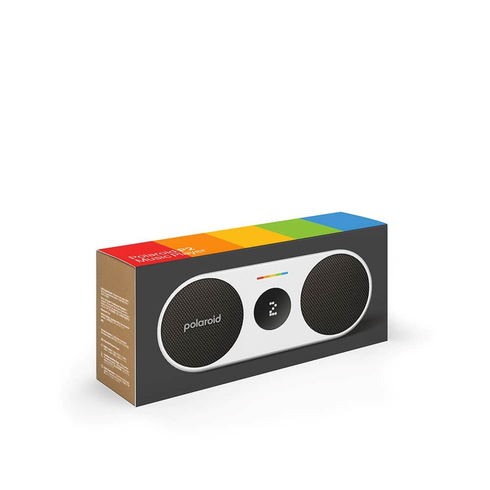 Polaroid Player P2 Bærbar Bluetooth Højtaler - Hvid / Sort