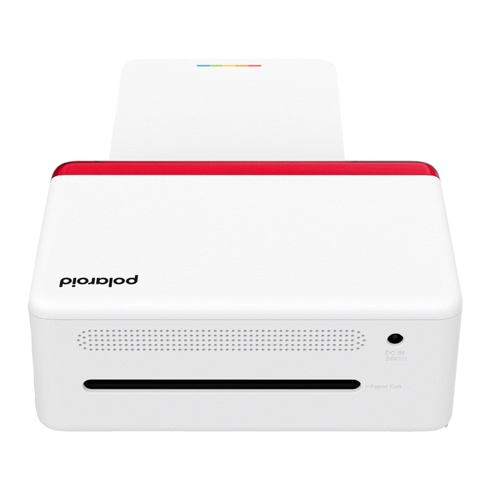 Polaroid Hi-Print Mobil Fotoprinter 4"x6" - Hvid / Rød
